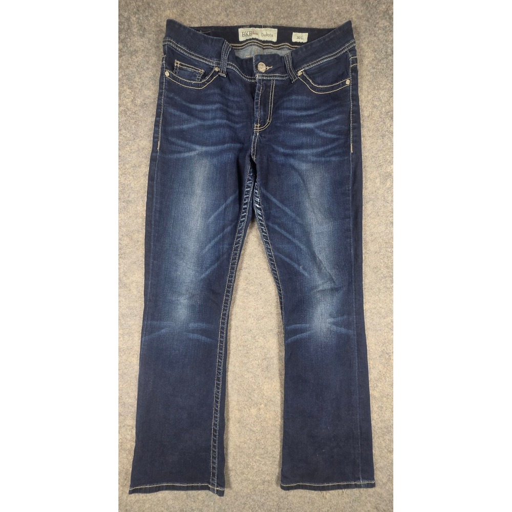 BKE Dakota Bootcut Jeans Dark Wash Denim Womens Size 30 x 33.5